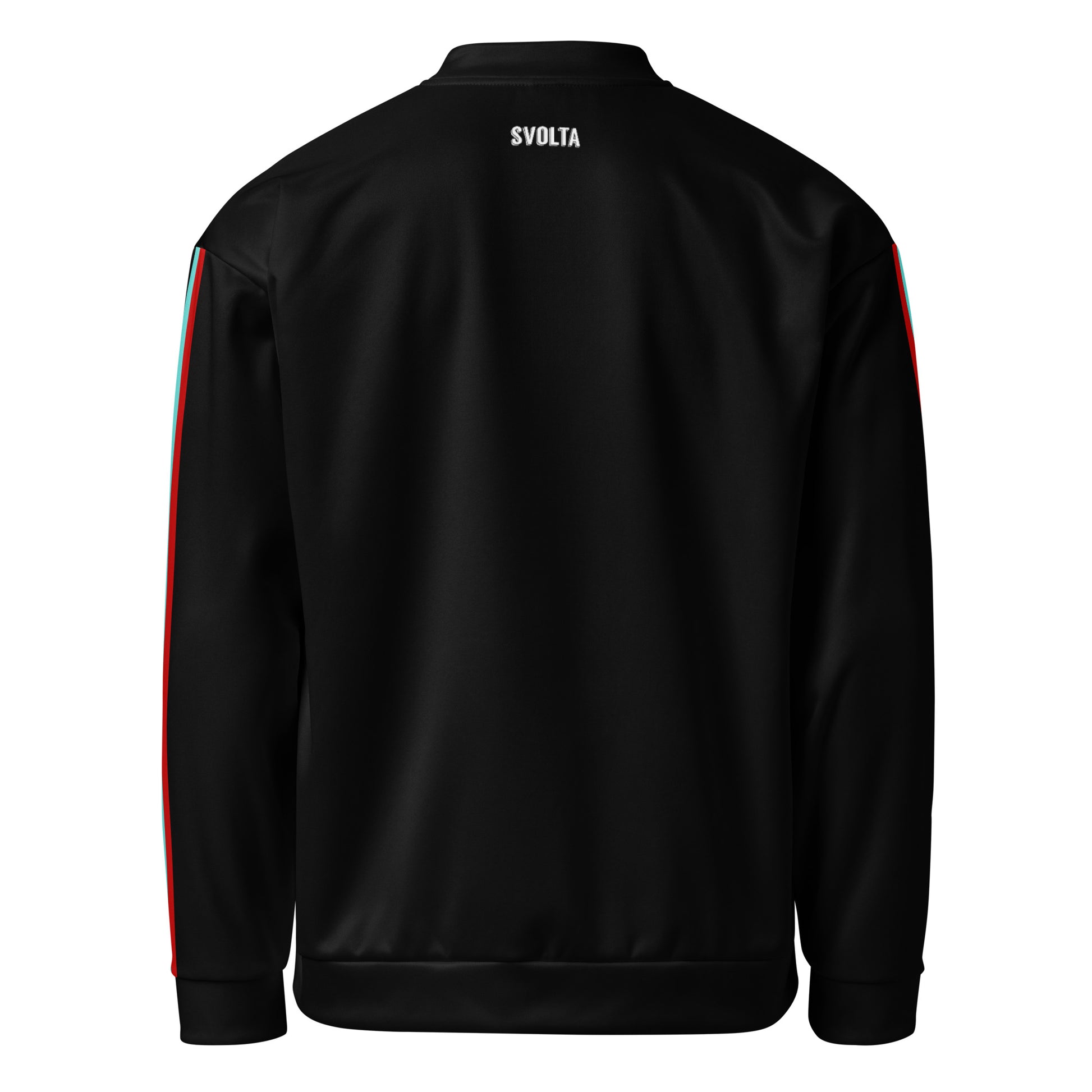 Svolta Tiny Bolts and Racing Stripes Unisex Bomber Jacket Back