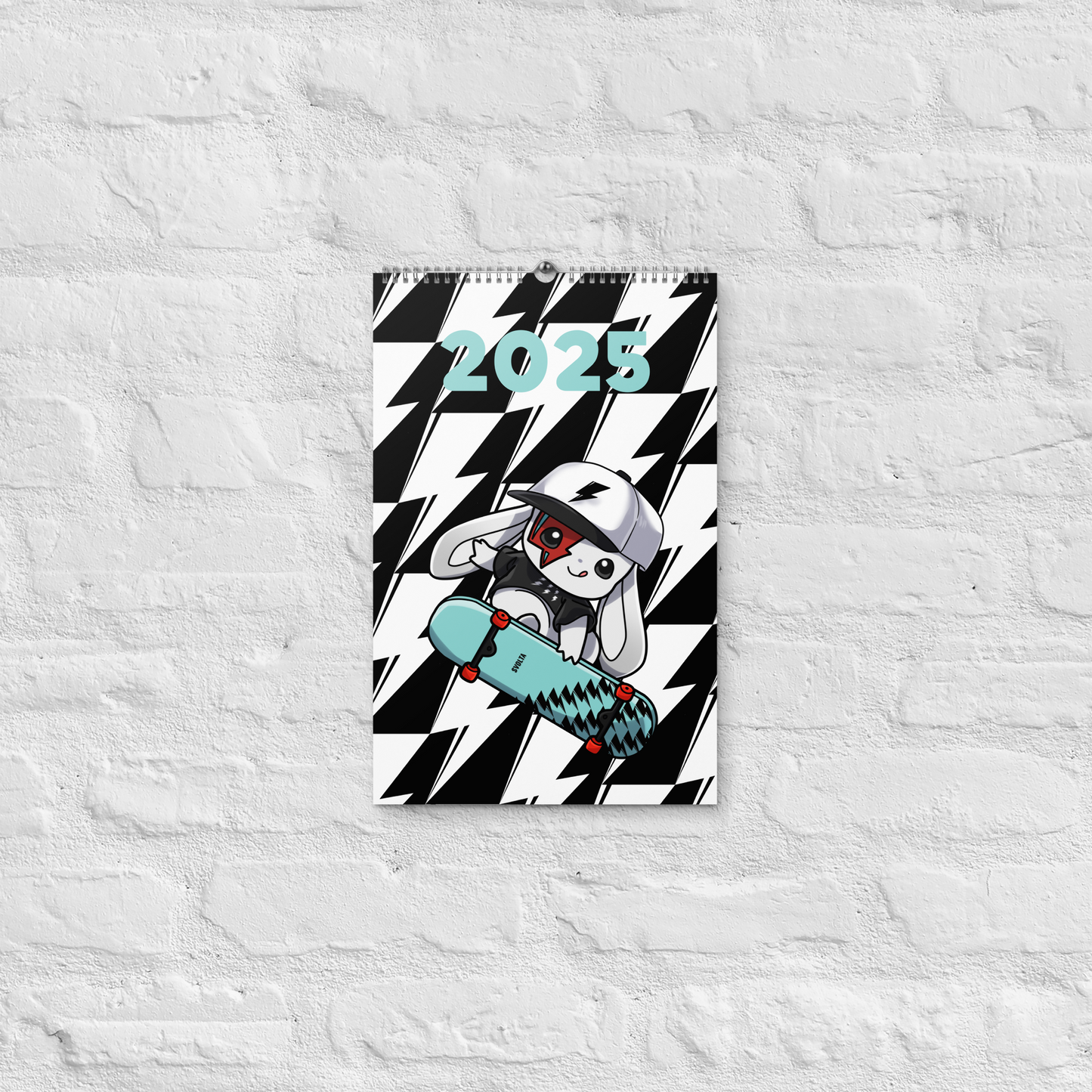 SVOLTA Cute, Scoot and Skate Wall Calendar 2025