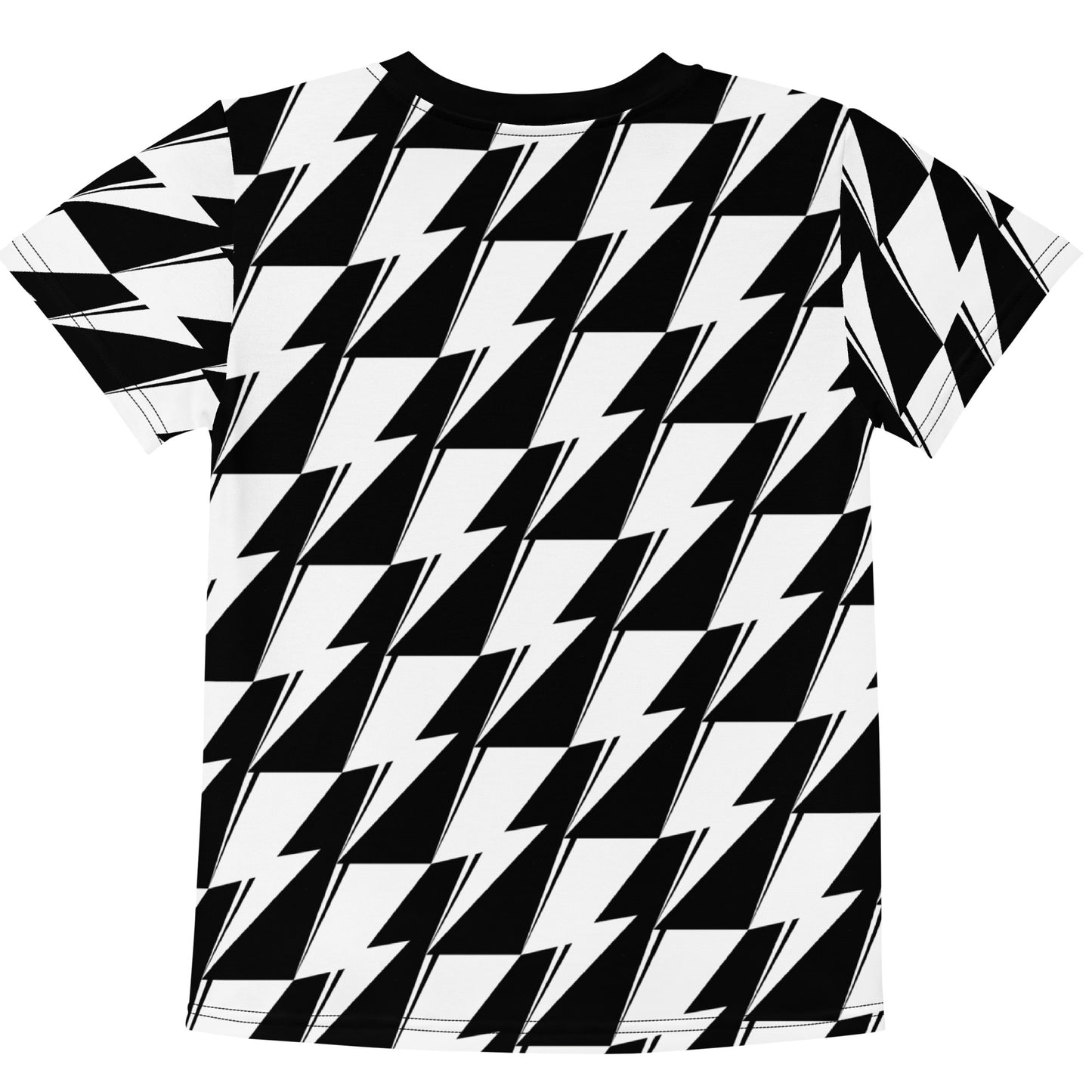 SVOLTA Black and White Bolt Houndstooth T-Shirt, 2T-7 - Toddler/Kids