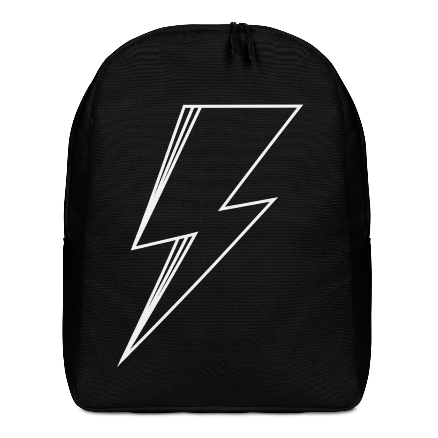 SVOLTA Lightning Bolt Minimalist Backpack in Black and White