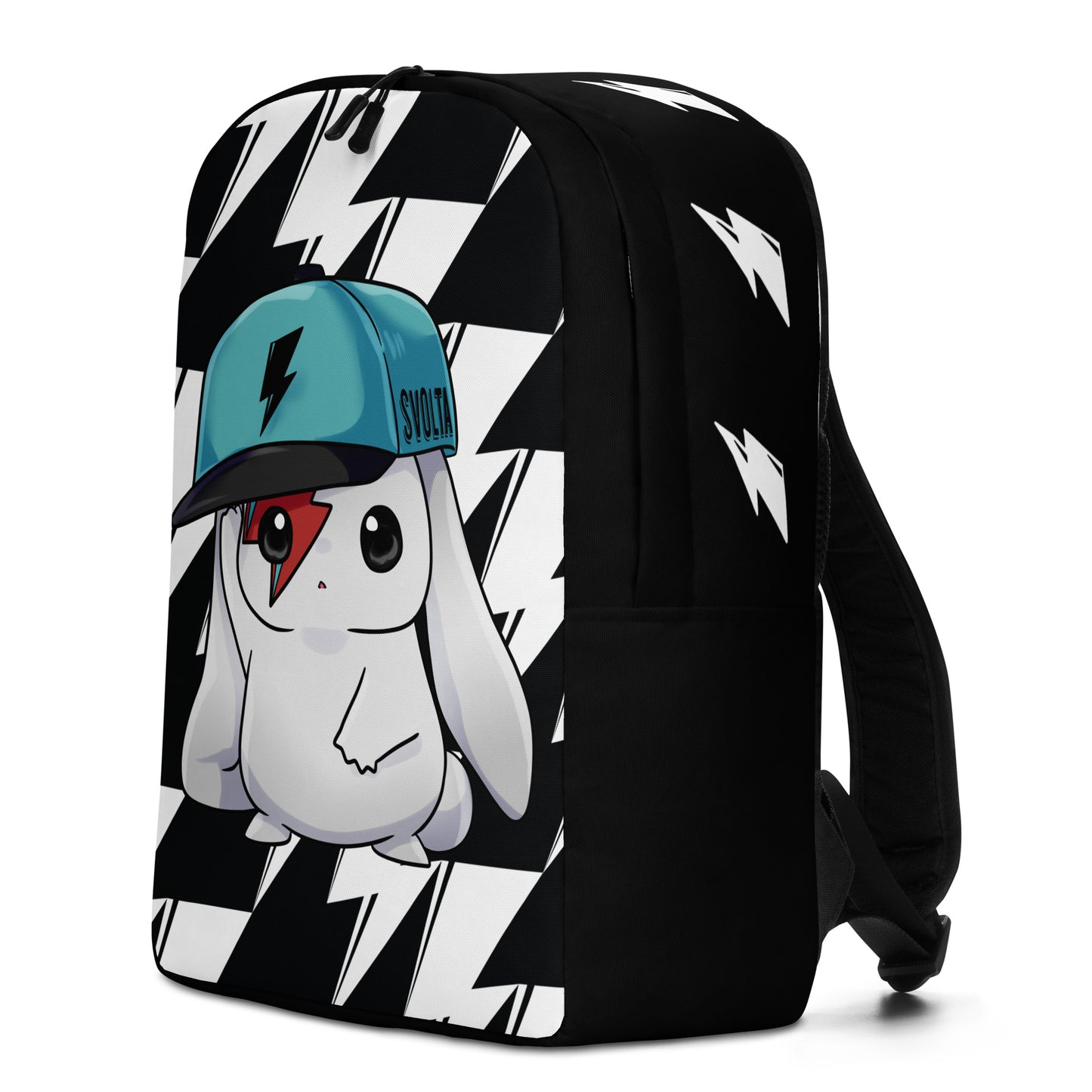 SVOLTA Bolt Print Backpack featuring Rebel Chibi