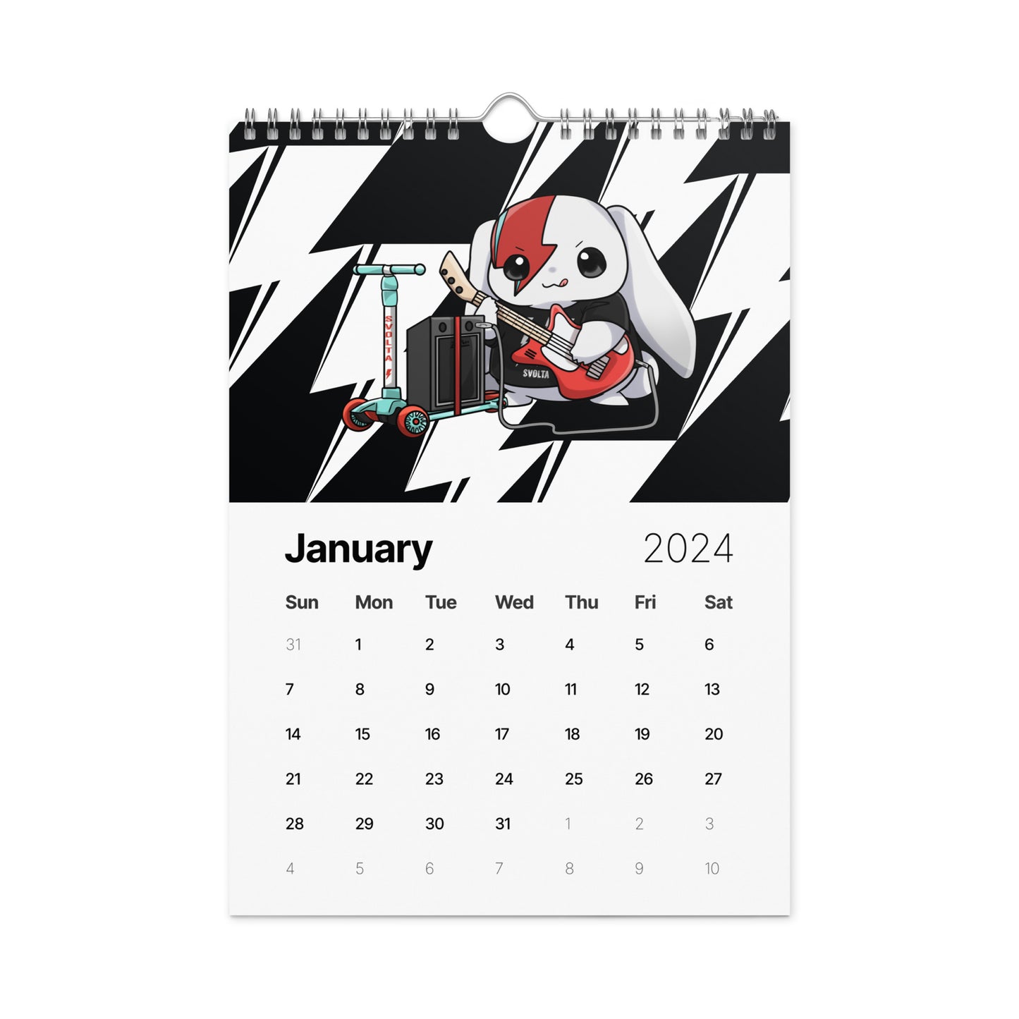 SVOLTA 2024 Wall Calendar