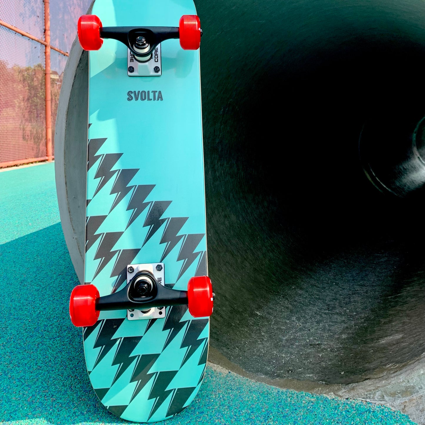 SVOLTA Bolts and Stripes Mini Skateboard - Limited Edition