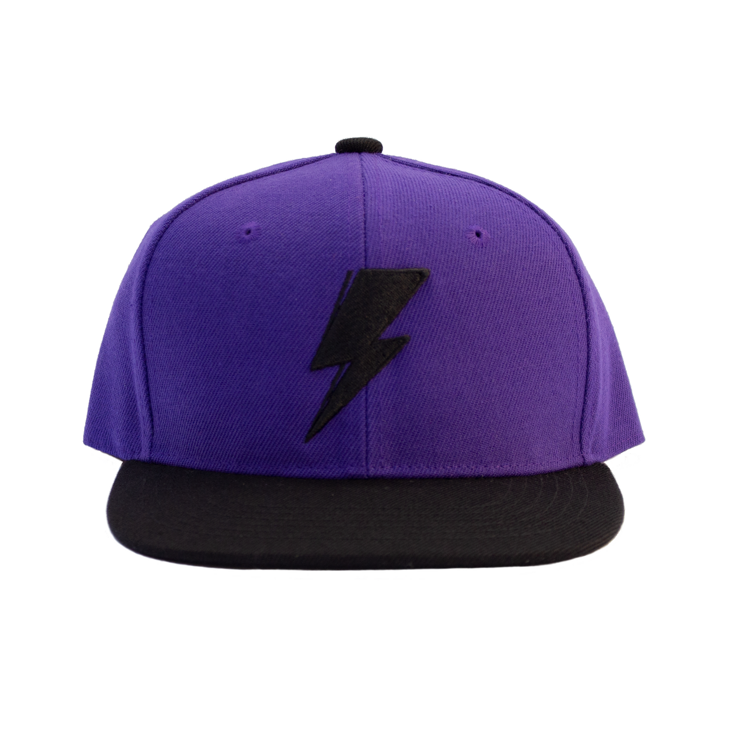 Svolta Youth Child Kids Boys Girls snapback hats 3D embroidered ightning bolt purple black