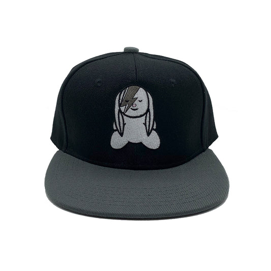 SVOLTA Bunny Snapback Hat in Black and Grey - Kids