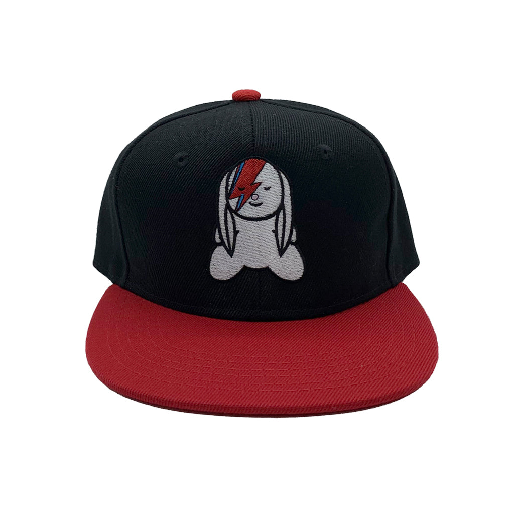 SVOLTA Bunny Snapback Hat in Black and Red - Kids