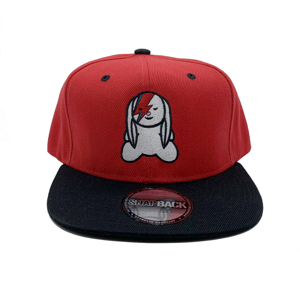 SVOLTA Rebel Bunny Snapback Hat in Red - Kids/Youth