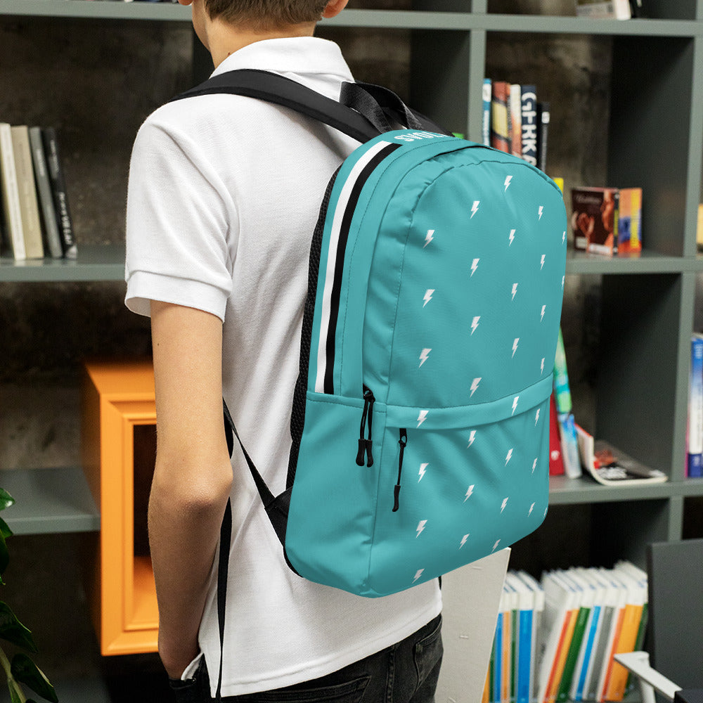 SVOLTA Tiny Bolts & Stripes Backpack - Aqua