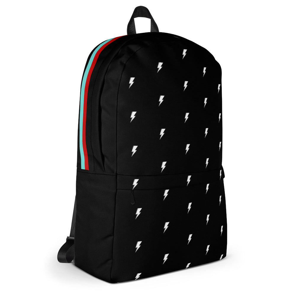 SVOLTA Tiny Bolts & Stripes Backpack - Black