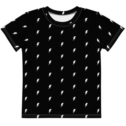 SVOLTA Tiny Bolts Black T-shirt, 2T-7 - Toddler/Kids