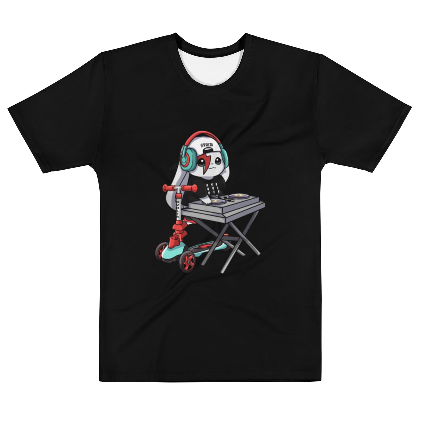 SVOLTA Kawaii Rebel DJ T-shirt in Black, XS-XL - Teen to Adult