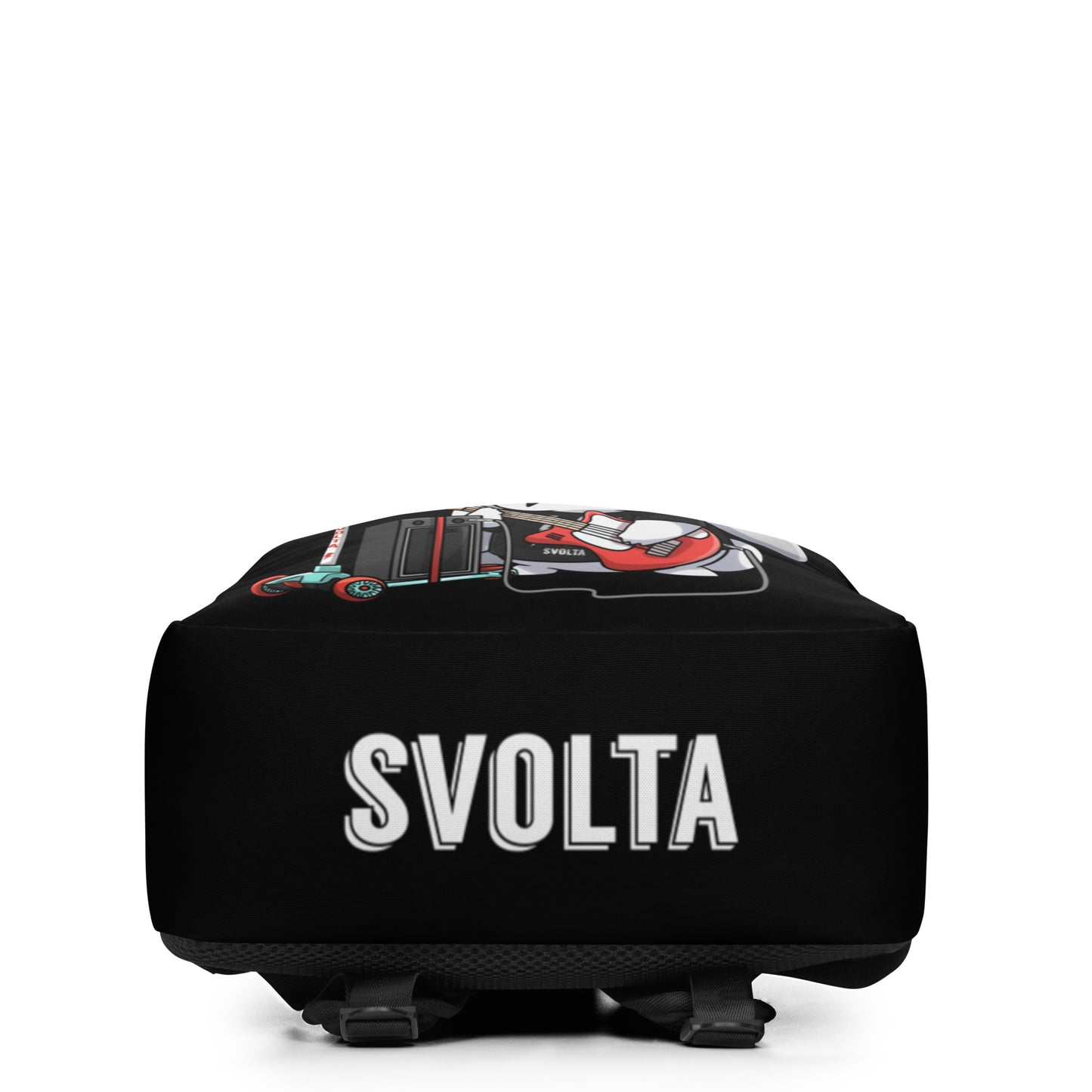 SVOLTA Kawaii Rock Duo Minimalist Backpack in Black