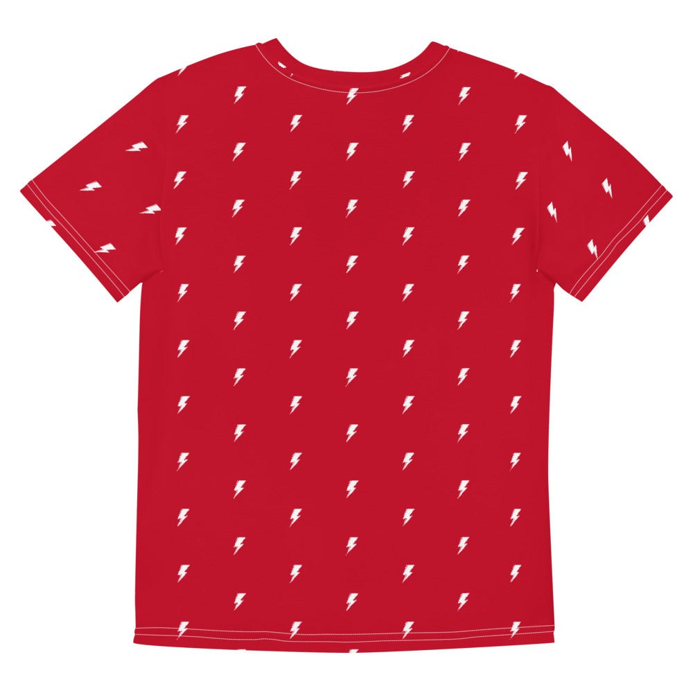 SVOLTA Tiny Bolts Red T-shirt, 8-20 - Kids/Youth