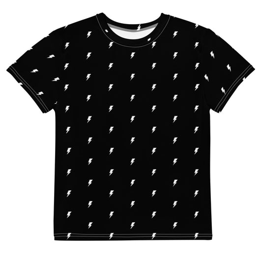SVOLTA Tiny Bolts Black T-shirt, 8-20 - Kids/Youth