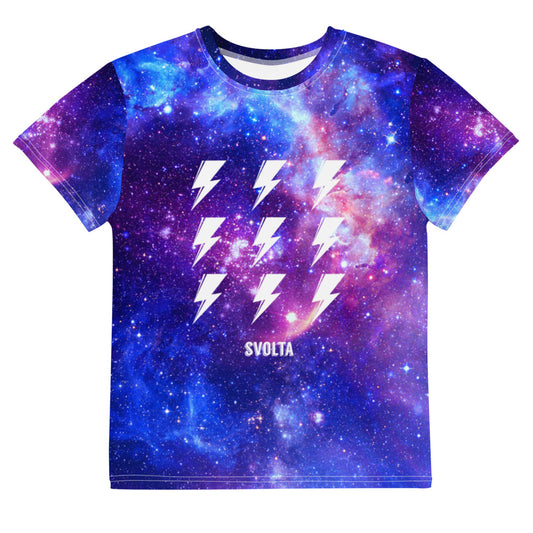 SVOLTA 9 Bolts Galaxy T-Shirt, 8-20 - Kids/Youth