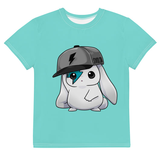 SVOLTA Kawaii Phoenix Chibi T-shirt in Aqua, 8-20 - Kids/Youth