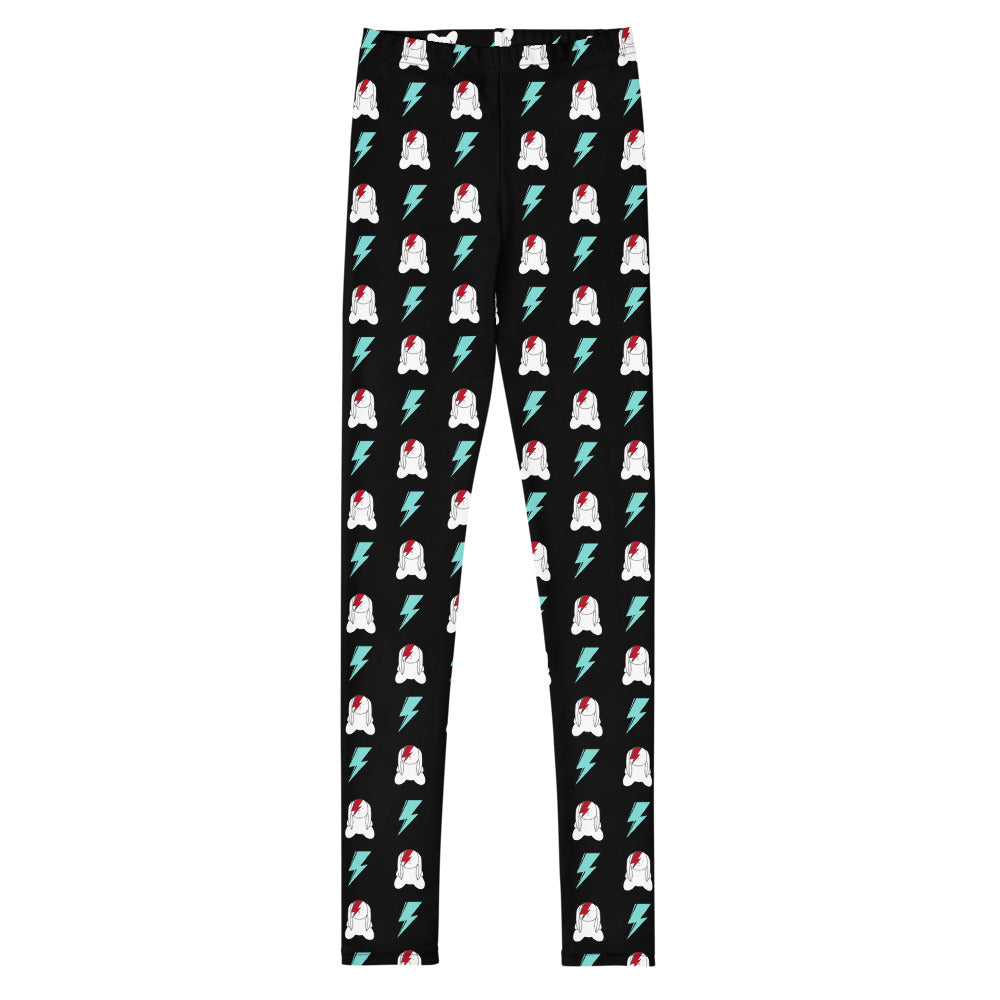 SVOLTA Bunnies and Bolts Black Leggings, 8-20 - Kids/Youth