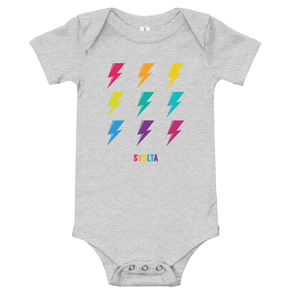 SVOLTA Rainbow Bolts Baby Onesie (Color Options) - Infant